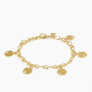 J CREW CLOVER CHARM BRACELET